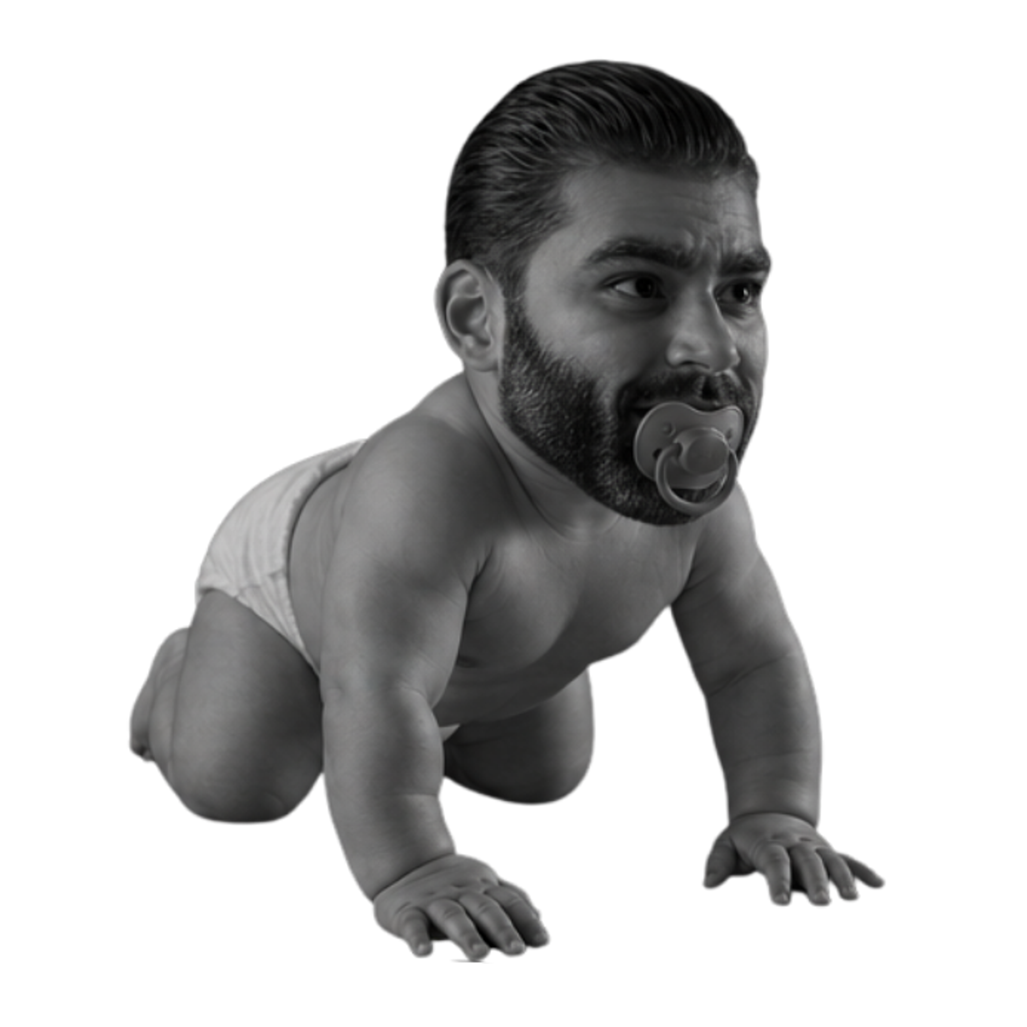 Baby Giga Chad logo